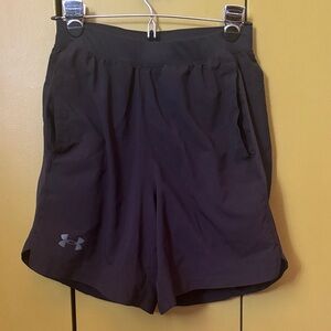 Under Armour Mens Black Running Shorts Small